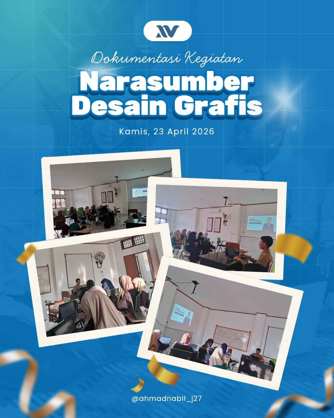 Narasumber Pelatihan Desain Grafis